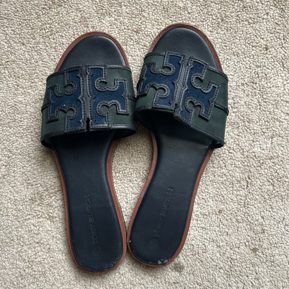 Tory Burch Women's blue ines  Sandals
